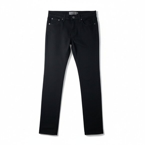 Frankie B. Low Rise Black Jeans Womens Slim Fit Cotton/Spandex 26 Waist 33" Inse - Picture 14 of 16